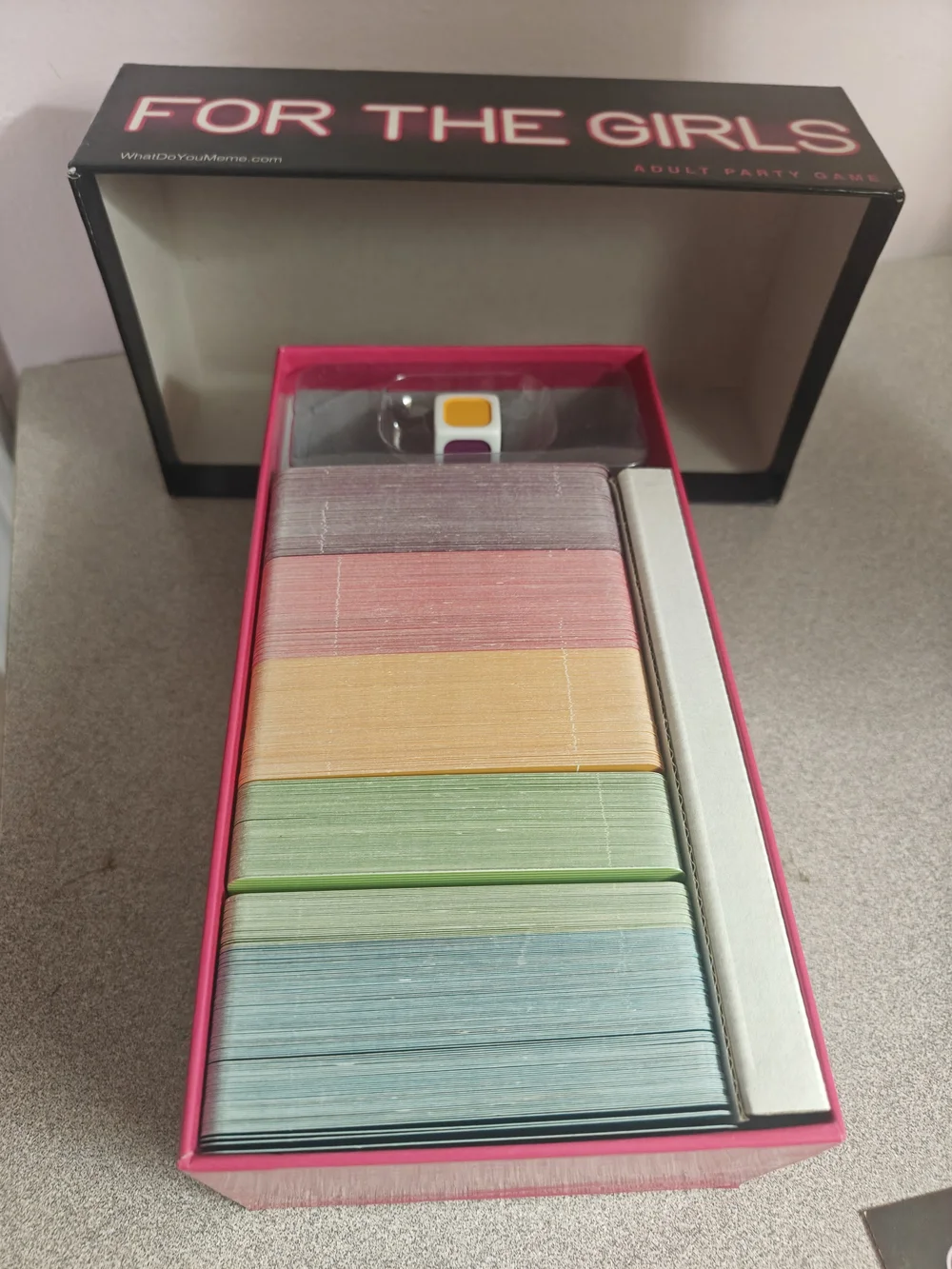 The Girls Adult Party Game - Black with Pink Accents